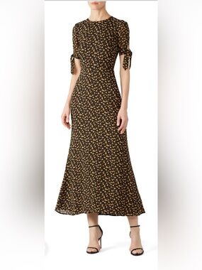 reformation daniela sleeveless v-neck silk maxi dress Reformation Daniela Silk Halter Maxi Dress